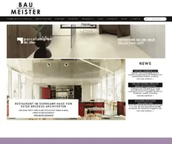 Baumeister.de(Das Architektur) Screenshot