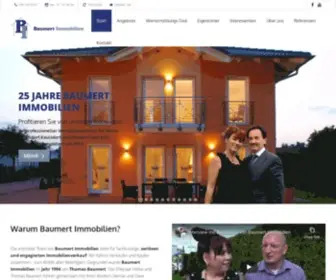 Baumert-Immobilien.de(Immobilienmakler Berlin) Screenshot