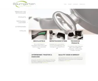 BaumGarten-Group.com(Baumgarten Handle Systems) Screenshot