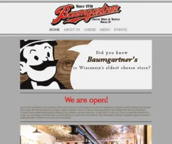 BaumGartnercheese.com(HOME) Screenshot