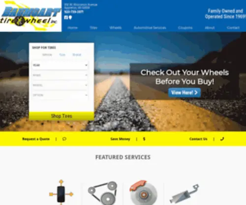 BaumGarttireandwheel.com(Baumgart Tire & Wheel Inc) Screenshot
