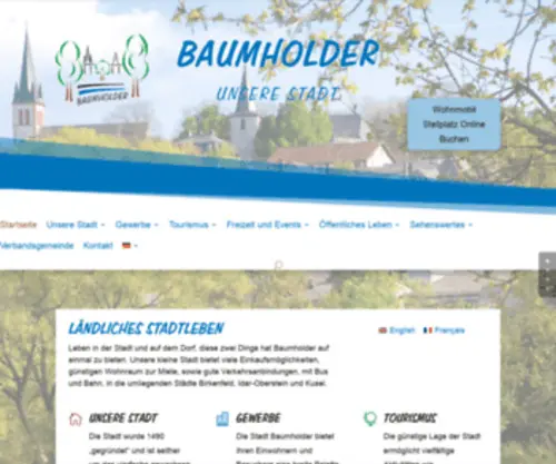 Baumholder.de(Stadt Baumholder) Screenshot