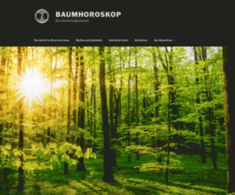 Baumhoroskop.ch(Das keltische Baumhoroskop) Screenshot