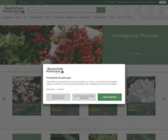 Baumschule-Horstmann.de(Pflanzen kaufen) Screenshot