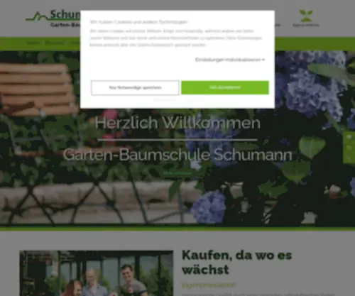 Baumschule-Schumann.de(Baumschule Schumann) Screenshot