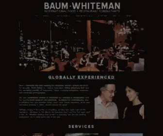 Baumwhiteman.com(Restaurant consulting) Screenshot