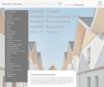 Baunetzwissen.de(Bad und Sanitär) Screenshot