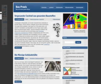 Baupraxis-Blog.de(Bau auf einen guten Blog) Screenshot