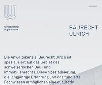 Baurecht-Ulrich.ch(Baurecht Ulrich) Screenshot