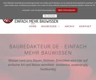 Bauredakteur.de(Ratgeber, Anleitungen) Screenshot