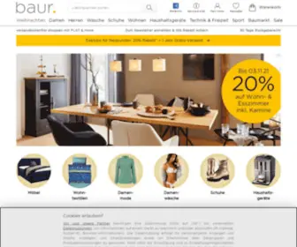 Baurversand.de(BAUR Mode MÃ¶bel Schuhe auf Rechnung) Screenshot
