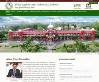 Bausabour.ac.in(Bihar Agricultural University) Screenshot