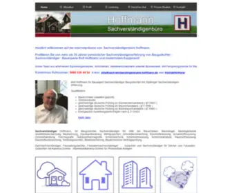 Bausachverstaendiger-Hoffmann.de(Bausachverständiger Hoffmann) Screenshot