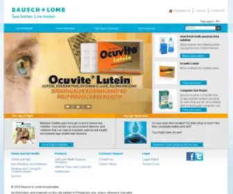 Bausch.com.ph(Lomb) Screenshot