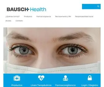 Bauschhealth.com.mx(Bausch Health) Screenshot