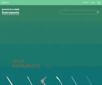 Bauschinstruments.com(Bausch & Lomb Instruments Ear) Screenshot
