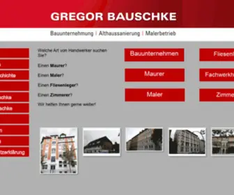 Bauschke.de(Gregor Bauschke GmbH & Co. KG Bauunternehmung) Screenshot