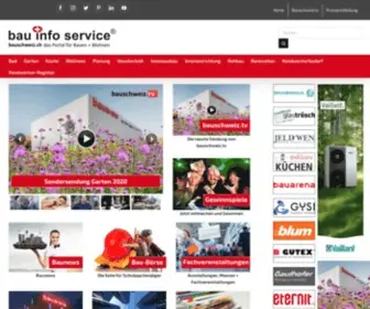 Bauschweiz.ch(Das Portal für Bauen und Wohnen) Screenshot