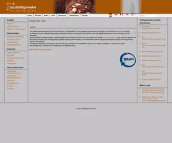 Baustahlgewebe.com(Baustahlgewebe GmbH) Screenshot