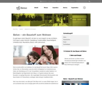 Baustoff-Beton.de(Bauherren-Informationen) Screenshot