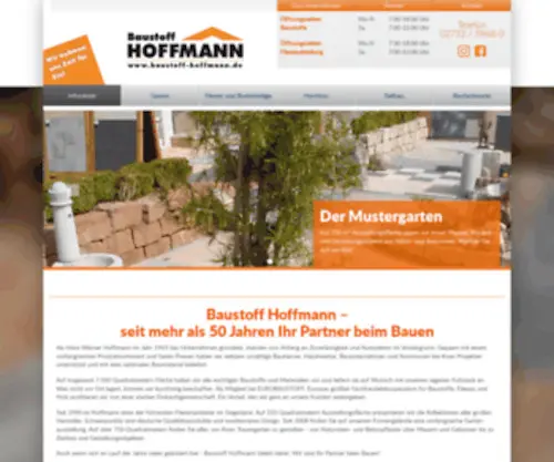 Baustoff-Hoffmann.de(Baustoff Hoffmann GmbH) Screenshot