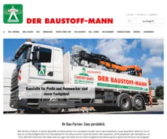 Baustoffmann.de(Der Baustoffmann in Oberhausen) Screenshot