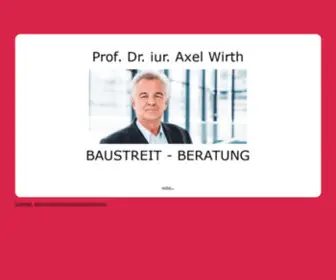 Baustreitberatung.de(Startseite) Screenshot