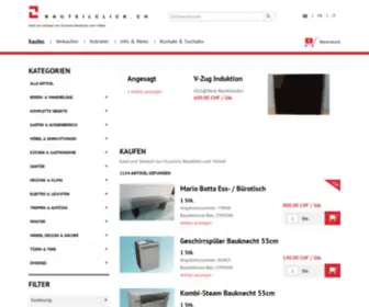 Bauteilclick.ch(Möbel) Screenshot
