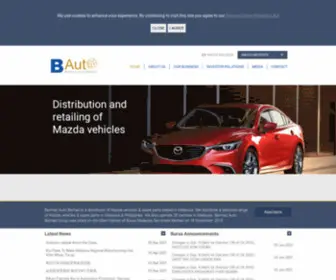 Bauto.com.my(Bermaz Auto Berhad (Formerly Known As Berjaya Auto Berhad)) Screenshot