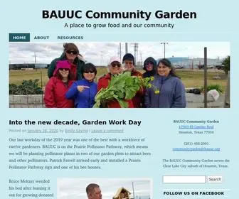 BauucGarden.org(BAUUC Community Garden) Screenshot