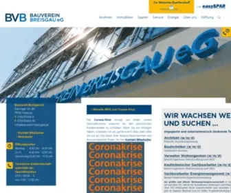Bauverein-Breisgau.de(Bauverein Breisgau eG) Screenshot