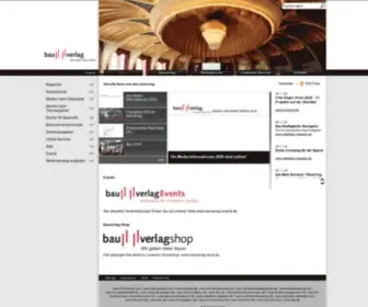 Bauverlag.de(Startseite) Screenshot