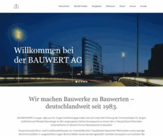 Bauwert.de(Bauwert Aktiengesellschaft) Screenshot