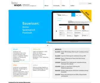 Bauwion.de(Bauwissen online) Screenshot