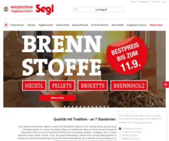 Bauzentrum-Segl.de(Herzlich willkommen bei Segl) Screenshot