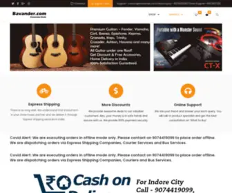 Bavander.com(Buy Musical Instrument Online) Screenshot