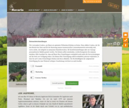 Bavaria-Jagdreisen.de(Jagdreisen nach Polen & Russland) Screenshot