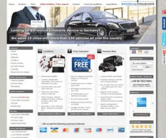 Bavaria-Limousines.com(Chauffeur) Screenshot