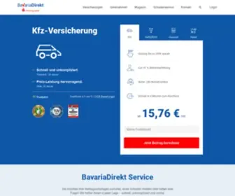 Bavariadirekt.de(Direktversicherung der Sparkassen) Screenshot