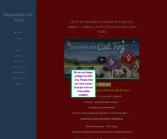 Bavariancattoys.com(Bavarian Cat Toys) Screenshot