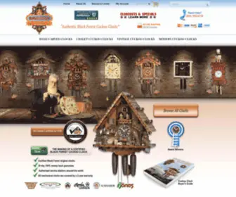 Bavarianclockworks.com(Authentic Cuckoo Clocks for Sale) Screenshot