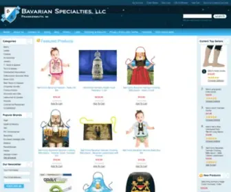 Bavarianspecialty.com(Authentic German Clothing Store for Lederhosen Dirndl) Screenshot