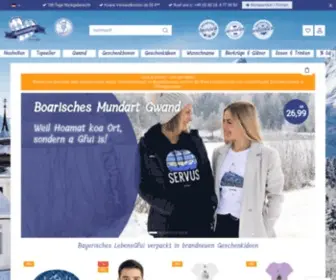 Bavariashop.de(Bayerisches LebensGfui verpackt in einzigartige Geschenkideen & Mitbringsel) Screenshot