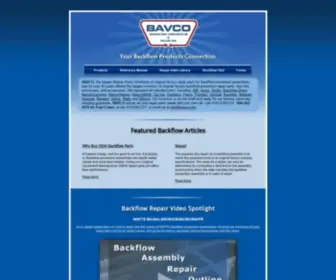 BavCo.com(Backflow Parts & Equipment) Screenshot