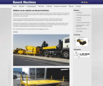Baveck.nl(Baveck Machines) Screenshot