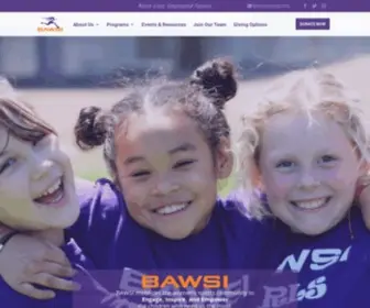 Bawsi.org(Bay Area Women's Sports Initiative) Screenshot