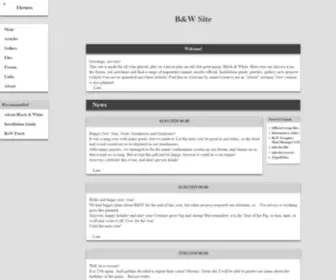 Bawsite.com(Some Black & White site) Screenshot