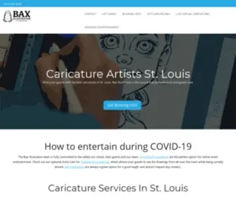 Baxillustration.com(Bax Illustration Caricatures) Screenshot