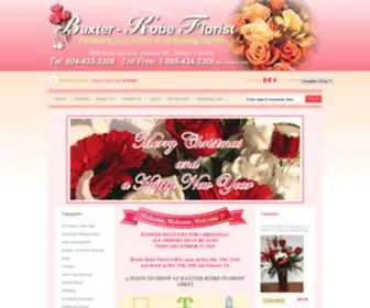 Baxterkobeflorist.com(Long-lasting Flower Arrangement for Weddings, Birthday, Funerals, Anniversaries and Events, Baxter Kobe Florist in Burnaby) Screenshot