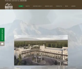 Baxterseniorliving.com(Anchorage Assisted Living) Screenshot